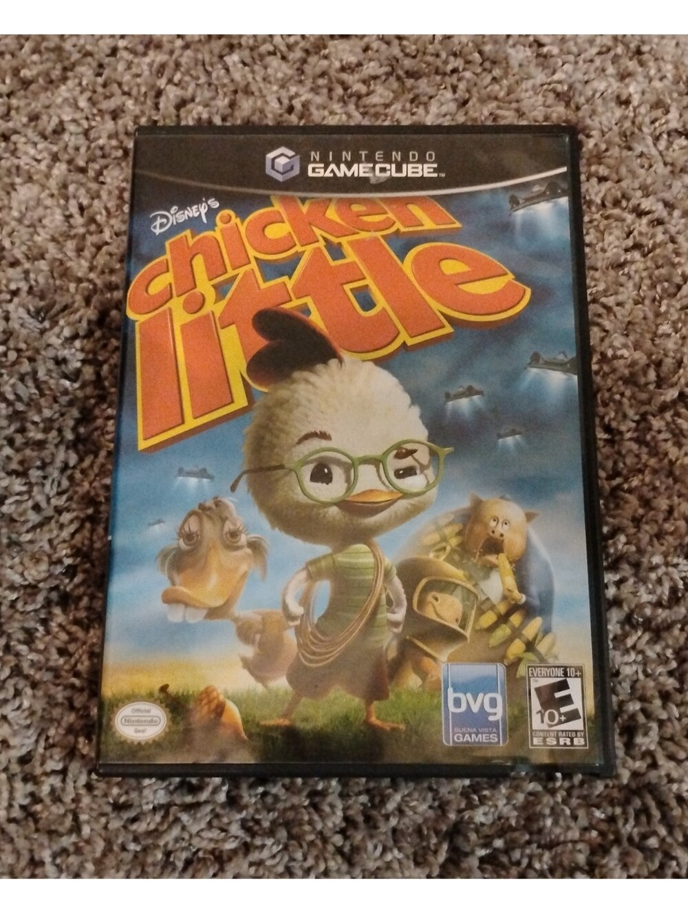 Disney’s Chicken Little - Nintendo GameCube (Complete in Box / CIB) - Black Labe